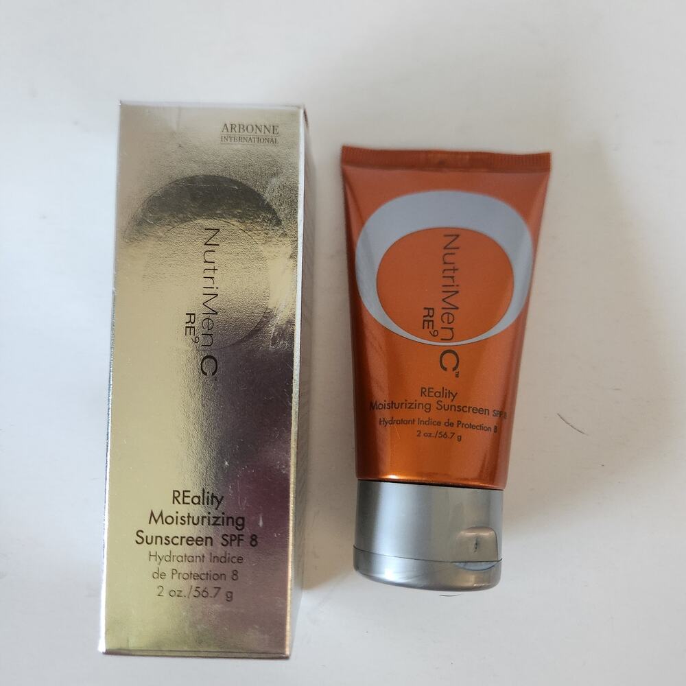 New! Arbonne International NutriMen C RE9 REality Moisturizing Sunscreen SPF 8
